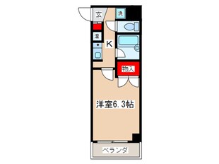 リヴイン国立の物件間取画像